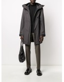 technical hooded coat
