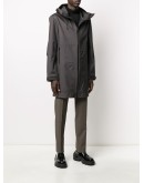 technical hooded coat