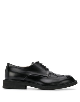 intrecciato weave Derby shoes