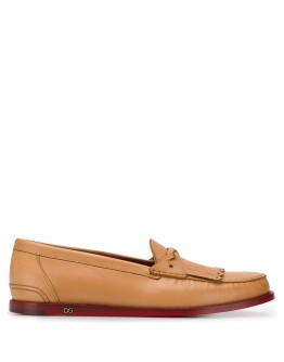 fringe details loafers
