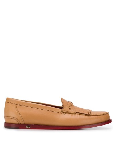 fringe details loafers