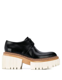Emilie lace-up platform shoes