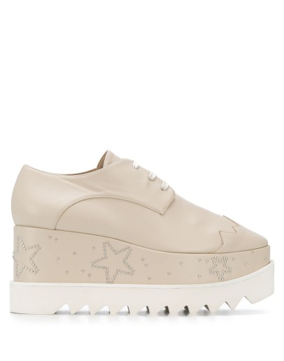 star appliqué platform shoes