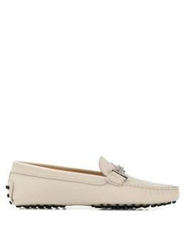 reptile printed Gommino driving loafers