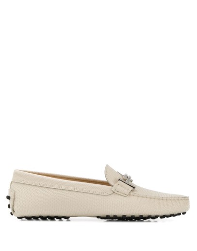 reptile printed Gommino driving loafers