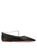 crystal embellished ballerina shoes