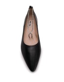 crystal embellished ballerina shoes