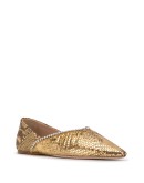 mock crock crystal ballerina shoes