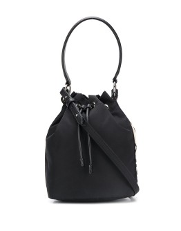 logo-stripe bucket bag