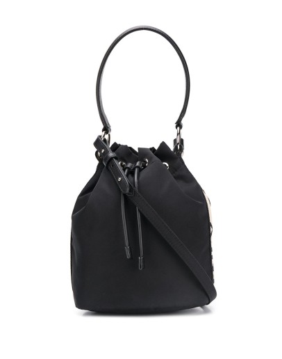 logo-stripe bucket bag