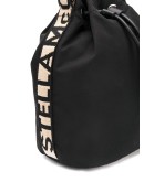 logo-stripe bucket bag