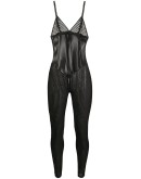 striped catsuit