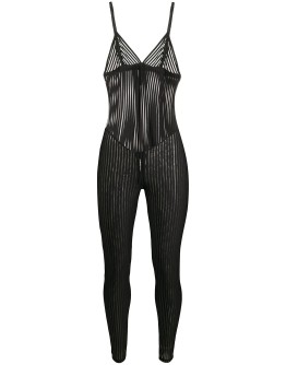 striped catsuit