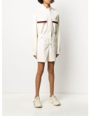 Web logo patch playsuit