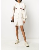 Web logo patch playsuit