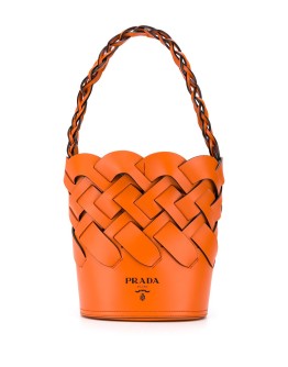 woven bucket bag