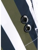 striped swim shorts