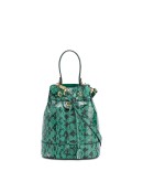 Ophidia snakeskin-effect bucket bag