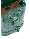 Ophidia snakeskin-effect bucket bag