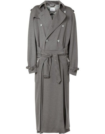 cargo pocket detail trench coat