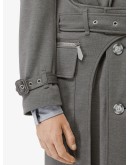 cargo pocket detail trench coat
