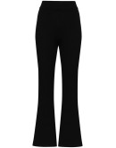 Enzo ribbed knit flared trousers