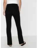 Enzo ribbed knit flared trousers