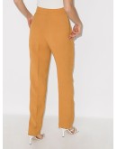 high-waisted slim-leg trousers