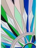 abstract print bikini bottoms