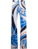 abstract-print trousers