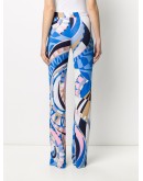 abstract-print trousers