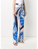 abstract-print trousers