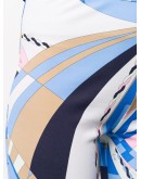 abstract-print trousers