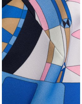 abstract-print trousers