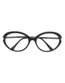 thick oval-frame glasses