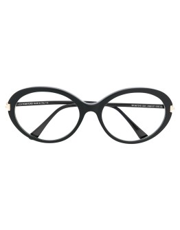 thick oval-frame glasses