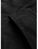 hooded logo raincoat