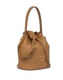 calf leather bucket bag