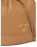 calf leather bucket bag