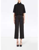 short-sleeved knitted jumper