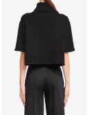 short-sleeved knitted jumper