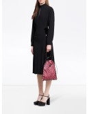mesh detail bucket bag