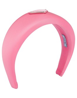 logo plaque chunky headband