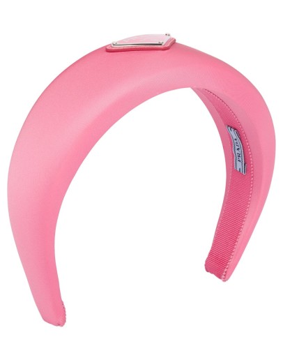logo plaque chunky headband