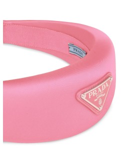 logo plaque chunky headband