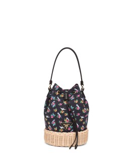 Prada Plage wicker bucket bag