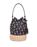 Prada Plage wicker bucket bag