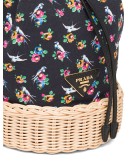 Prada Plage wicker bucket bag