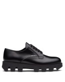 brushed leather Derby shoes