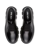 brushed leather Derby shoes